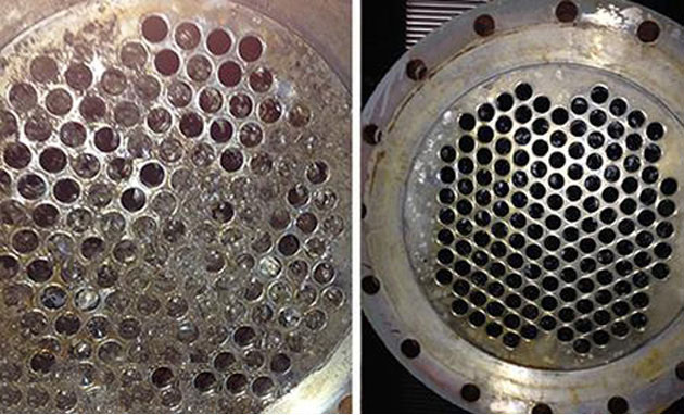 換熱器清洗對(duì)比